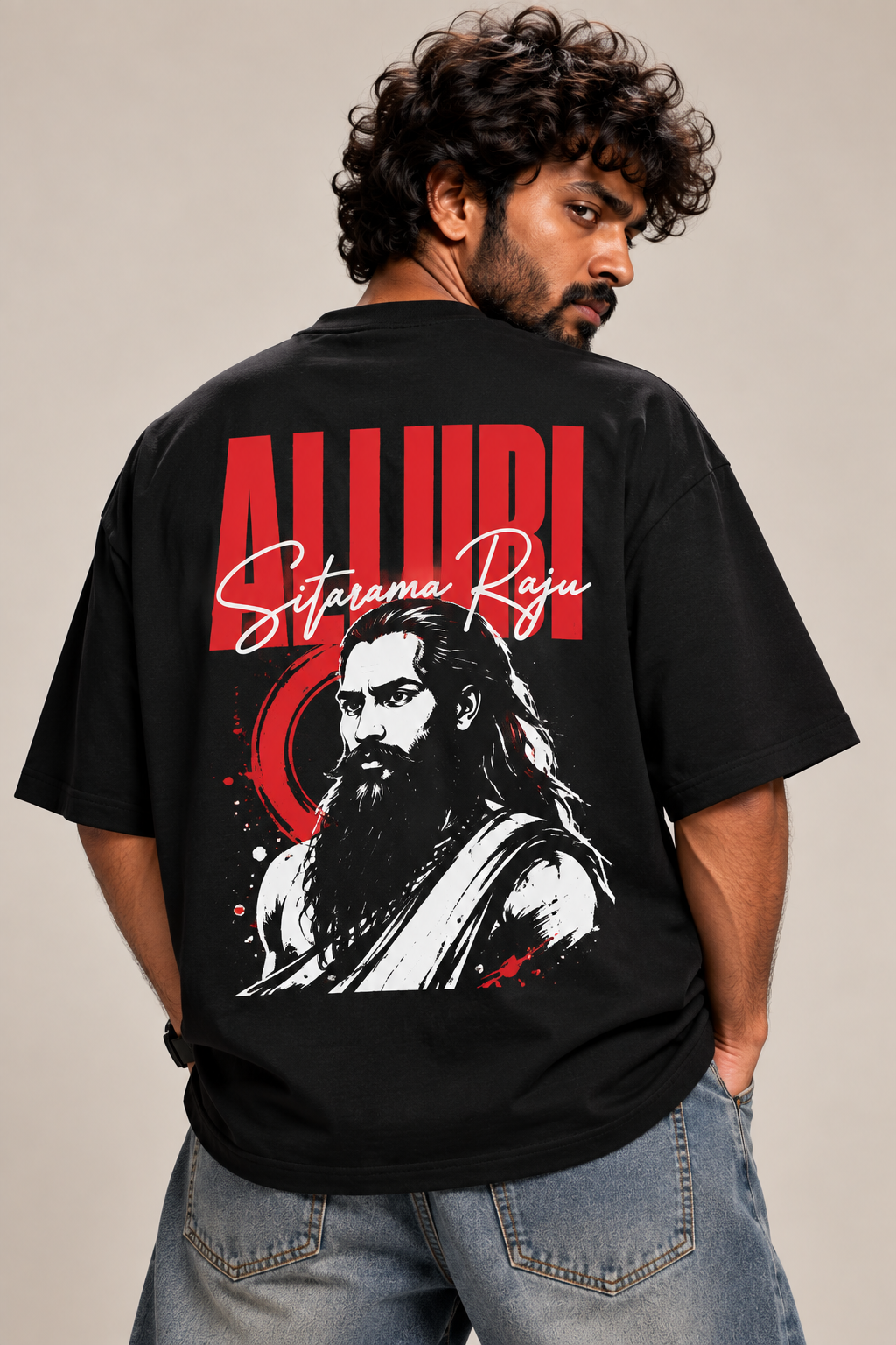 Alluri Sitarama Raju Unisex Oversized T-Shirt