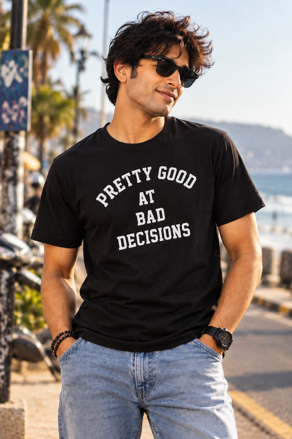 Pretty Good at Bad Decisions Unisex T-Shirt