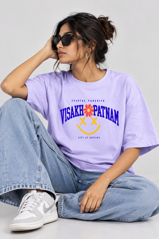 Visakhapatnam Coastal Paradise Women's Oversized T-Shirt