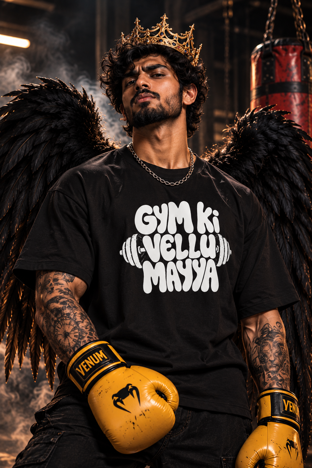 Gym Ki Vellu Mayya Oversized T-Shirt