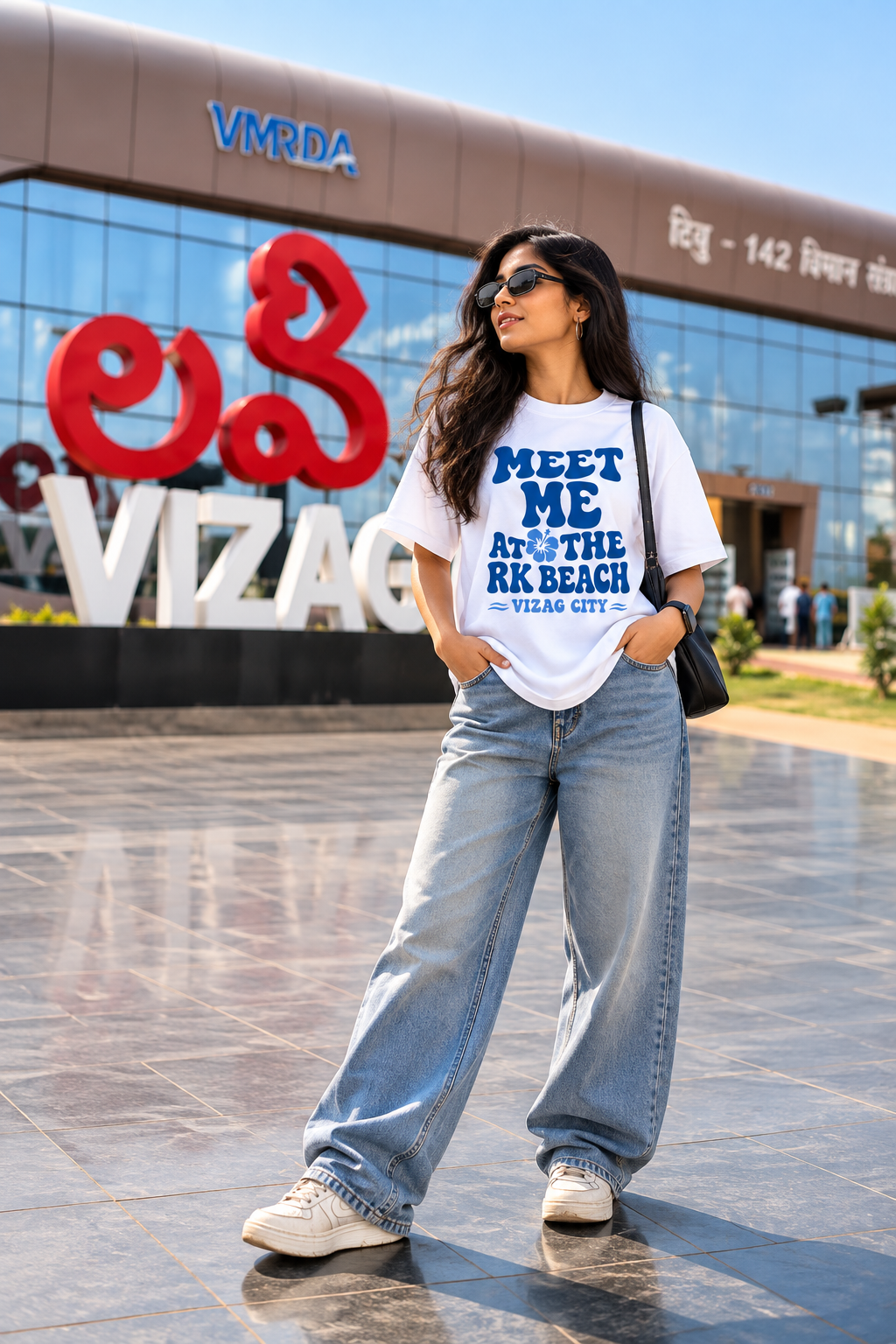 Meet Me at RK Beach Women's Oversized T-Shirt